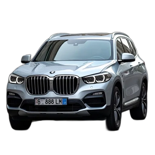 car, 3d render, photorealistic, silver transparent PNG cut-out