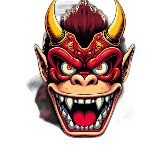 dragon, mask, crown, face transparent PNG cut-out