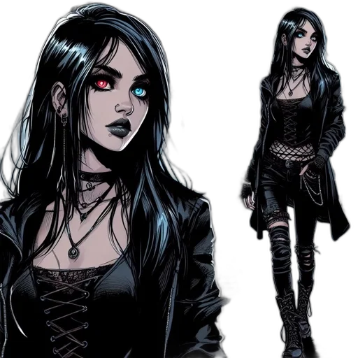 comic book art, concept art, fantasy art, cartoon transparent PNG cut-out