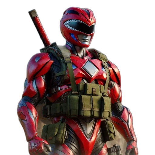 weapon, robot, concept art, 3d render transparent PNG cut-out