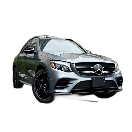 car, 3d render, photorealistic, grey transparent PNG cut-out