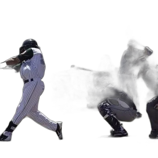 concept art, baseball, player, swings transparent PNG cut-out