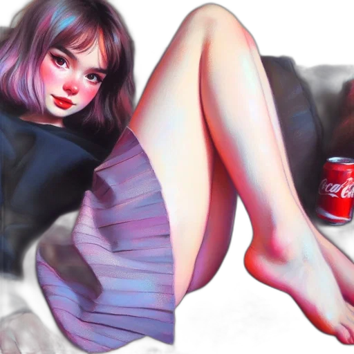 dress, shoes, bottle, photorealistic transparent PNG cut-out
