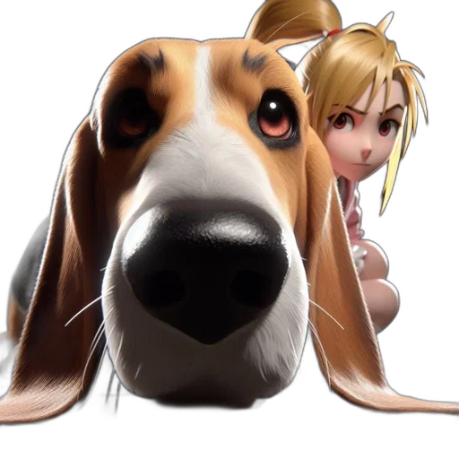 animal, creature, staff, face transparent PNG cut-out