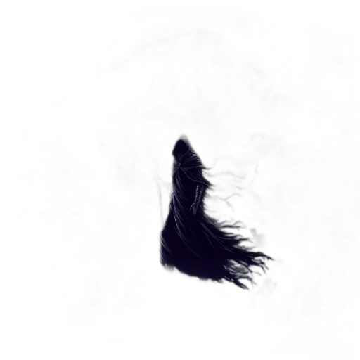 hair, animal, mask, creature transparent PNG cut-out
