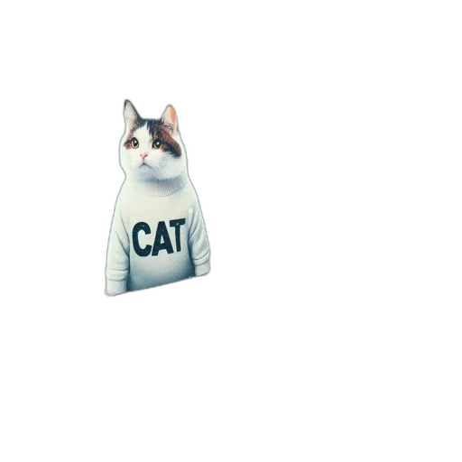 animal, hat, jacket, staff transparent PNG cut-out