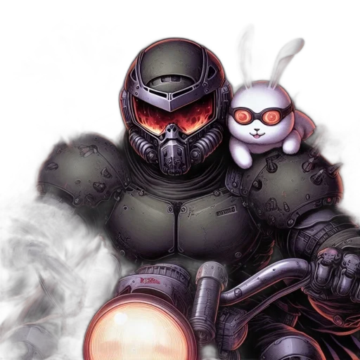 mask, robot, concept art, comic book art transparent PNG cut-out