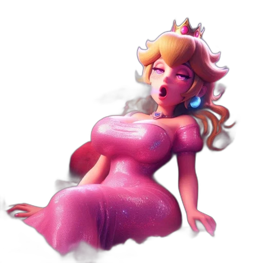 dress, crown, concept art, 3d render transparent PNG cut-out