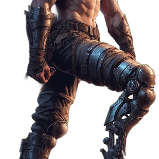 sword, weapon, staff, robot transparent PNG cut-out