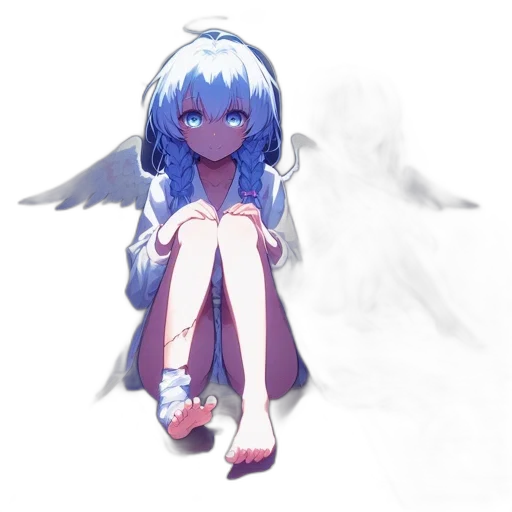 dragon, creature, dress, staff transparent PNG cut-out