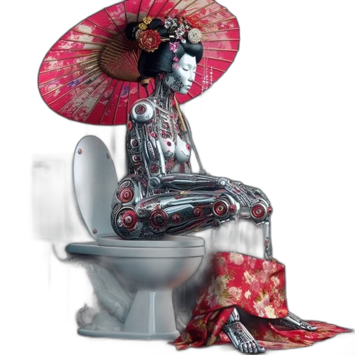 robot, furniture, flower, dress transparent PNG cut-out