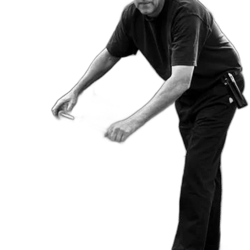 staff, man, black, shirt transparent PNG cut-out