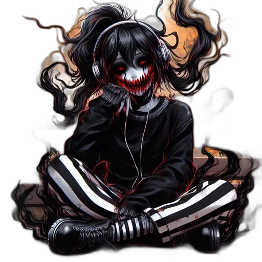 mask, creature, face, comic book art transparent PNG cut-out