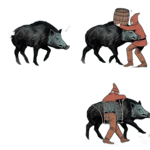 animal, creature, weapon, food transparent PNG cut-out