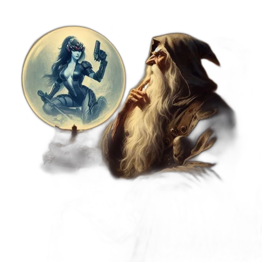 fantasy art, concept art, pixel art, photorealistic transparent PNG cut-out