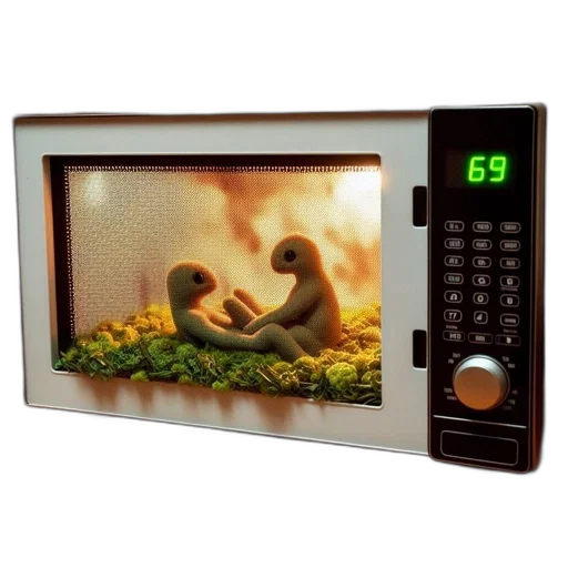 food, dragon, fire, microwave transparent PNG cut-out