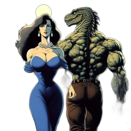 comic book art, concept art, fantasy art, pixel art transparent PNG cut-out