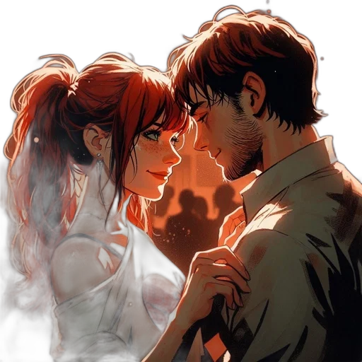 comic book art, watercolor, anime, concept art transparent PNG cut-out
