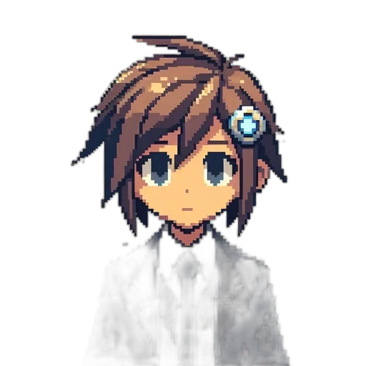 staff, robot, face, hair transparent PNG cut-out