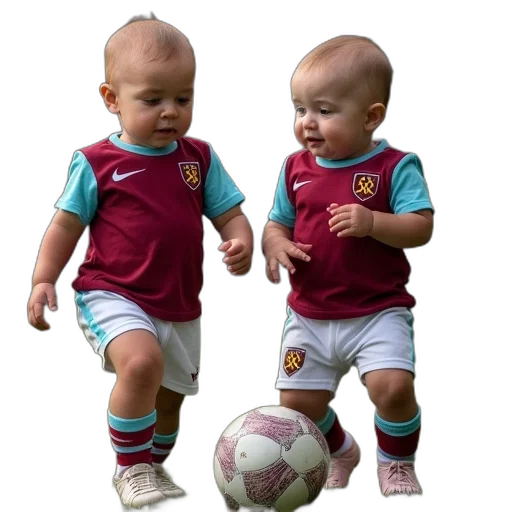 photorealistic, 3d render, two, baby transparent PNG cut-out