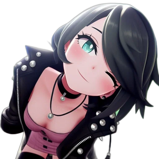 jacket, face, weapon, staff transparent PNG cut-out