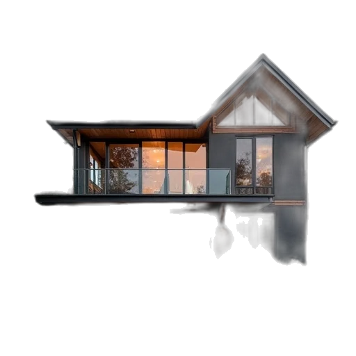 building, furniture, 3d render, photorealistic transparent PNG cut-out