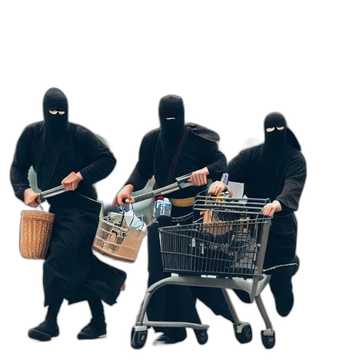 furniture, mask, jacket, shoes transparent PNG cut-out