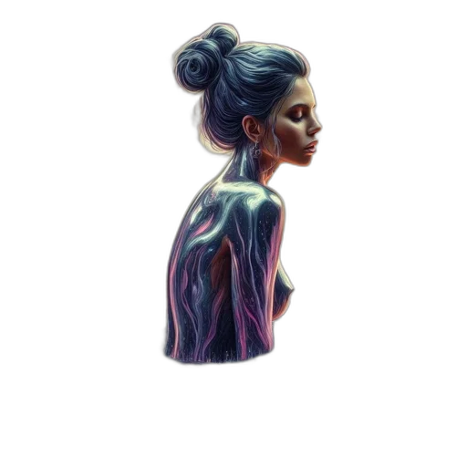 dress, jewelry, face, crown transparent PNG cut-out