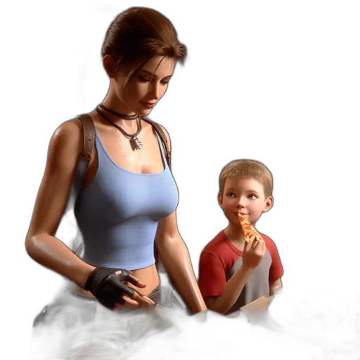 concept art, photorealistic, 3d render, fantasy art transparent PNG cut-out