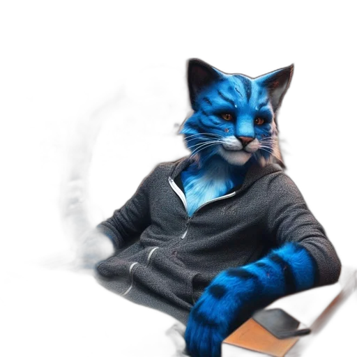 jacket, staff, animal, mask transparent PNG cut-out