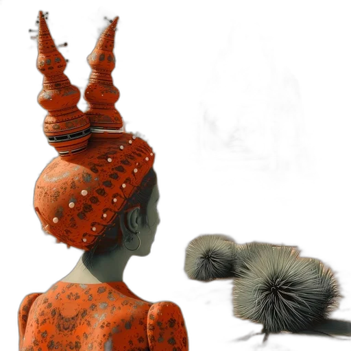 hat, crown, mask, concept art transparent PNG cut-out