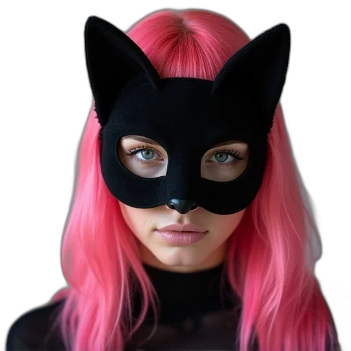 mask, face, animal, photorealistic transparent PNG cut-out