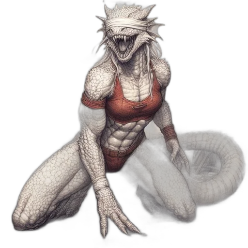 creature, dragon, animal, hair transparent PNG cut-out