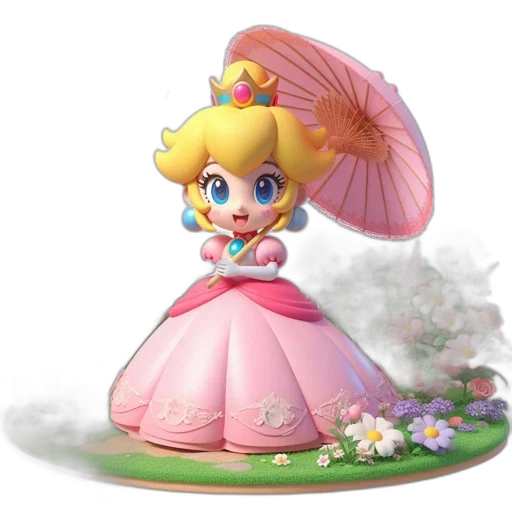 dress, crown, concept art, 3d render transparent PNG cut-out