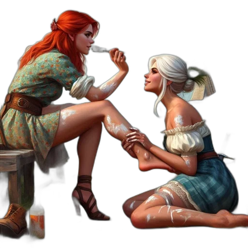 concept art, fantasy art, comic book art, photorealistic transparent PNG cut-out