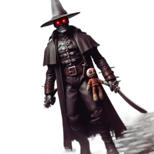 staff, hat, weapon, mask transparent PNG cut-out