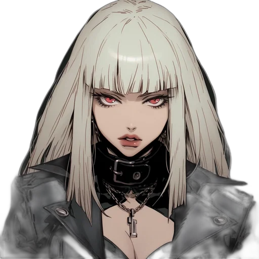 jacket, face, hair, mask transparent PNG cut-out