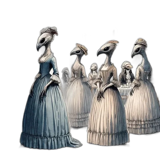dress, 3d render, concept art, photorealistic transparent PNG cut-out
