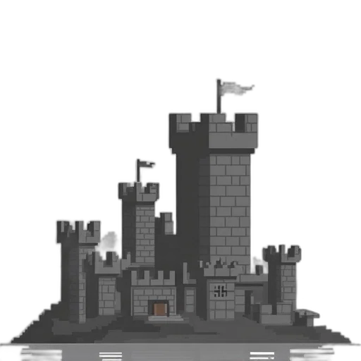 crown, building, dragon, robot transparent PNG cut-out