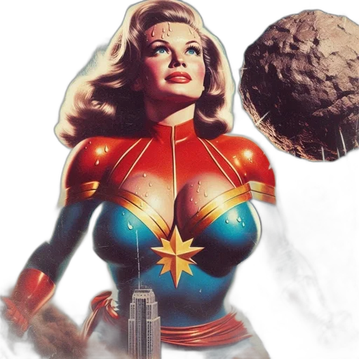 comic book art, concept art, fantasy art, outer space transparent PNG cut-out