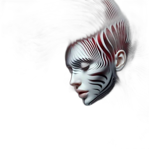 mask, face, creature, hair transparent PNG cut-out
