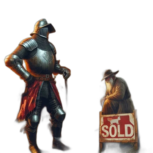 sword, hat, staff, weapon transparent PNG cut-out