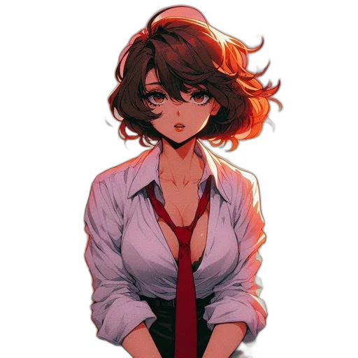 dress, jacket, staff, face transparent PNG cut-out