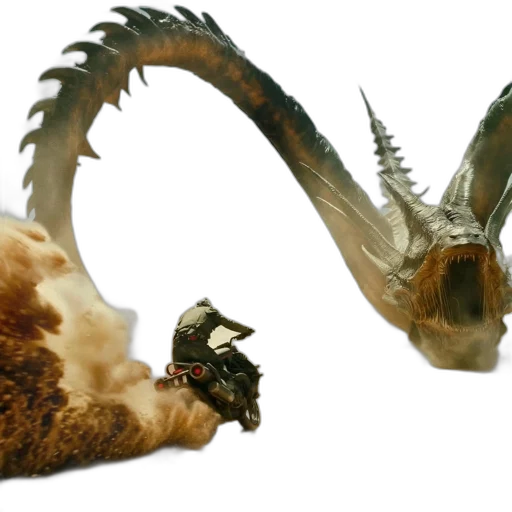 dragon, creature, animal, weapon transparent PNG cut-out