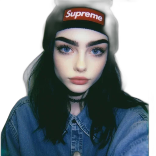hat, jacket, face, creature transparent PNG cut-out