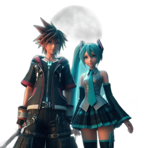 3d render, concept art, fantasy art, anime transparent PNG cut-out