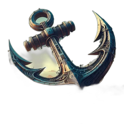 weapon, sword, staff, crown transparent PNG cut-out