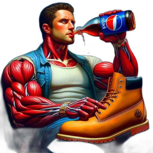 bottle, robot, food, comic book art transparent PNG cut-out