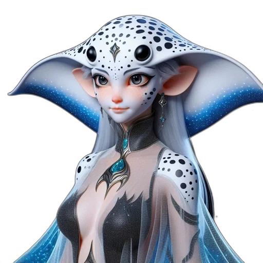 fantasy art, concept art, 3d render, photorealistic transparent PNG cut-out