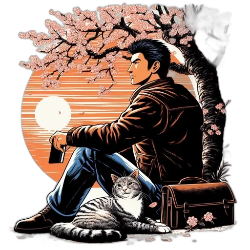 jacket, comic book art, concept art, fantasy art transparent PNG cut-out